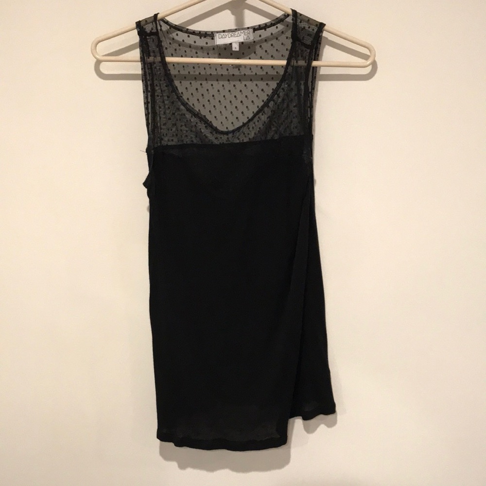 Daydreamer black lace shirt